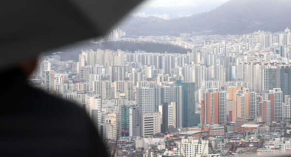 서울 중구 남산에서 바라본 아파트 모습./뉴시스